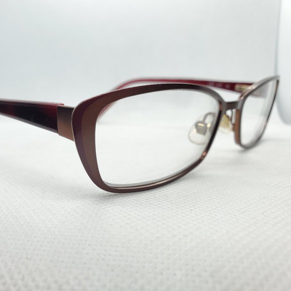 *SOLD* KATE SPADE  LIDIA Chocolate Red Eyeglasses - Picture 9 of 16
